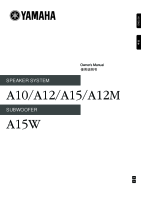 Yamaha A-12-Owners-Manual 